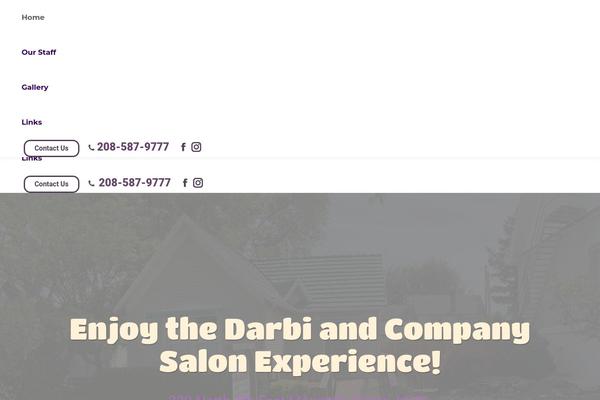 The7 Child theme site design template sample