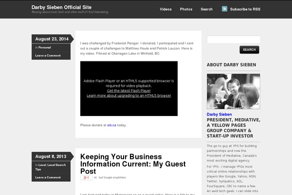 Site using Essential-widgets plugin