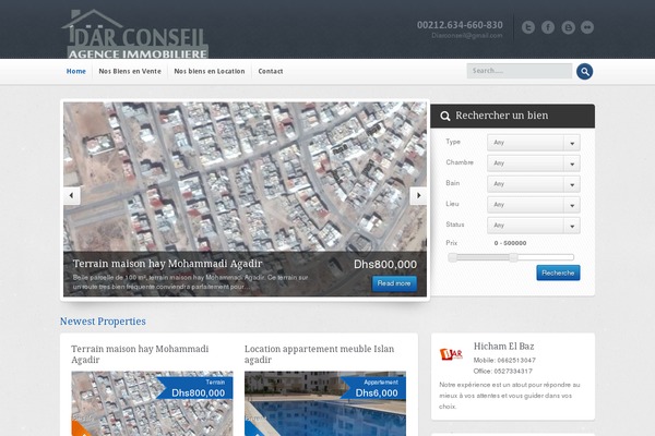 Locality theme site design template sample