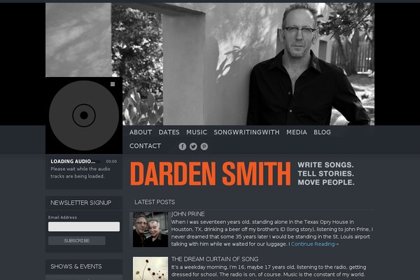 Soundcheck theme site design template sample