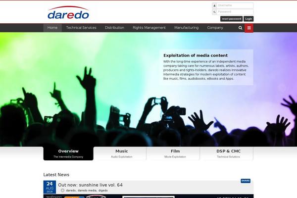 Impression theme site design template sample