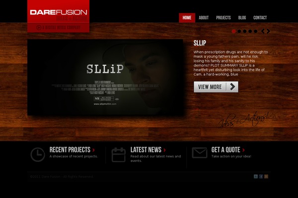 Titanium-wp theme site design template sample