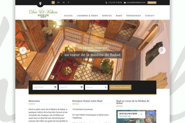 Soho Hotel theme site design template sample