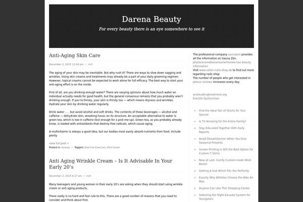 Canyon theme site design template sample