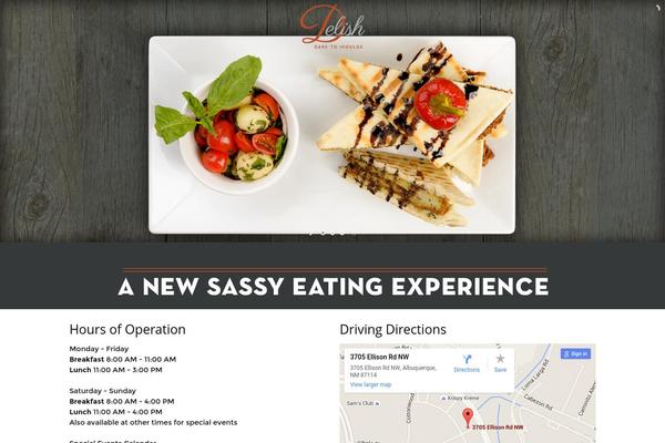 Nouveau theme site design template sample