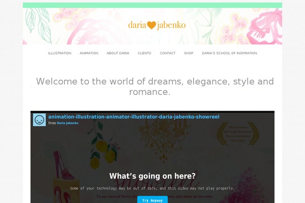 Jacqueline theme site design template sample
