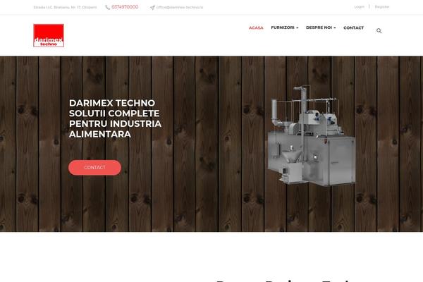 Butcher theme site design template sample