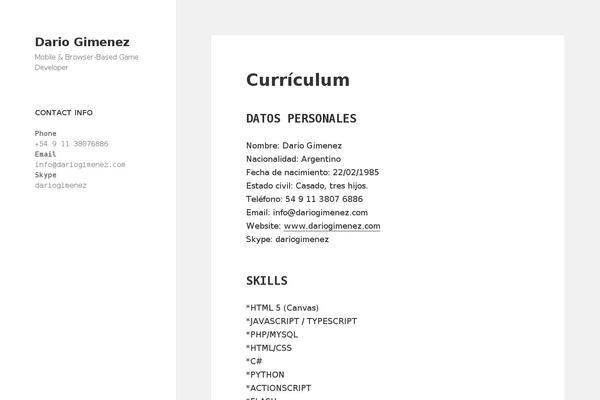 Site using WP-SWFObject plugin