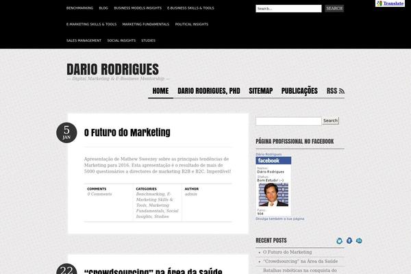 Bueno theme site design template sample