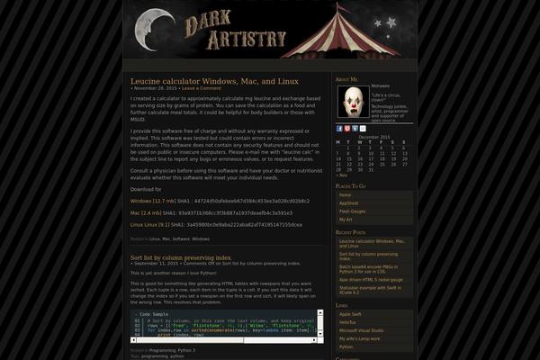 Chaoticsoul theme site design template sample