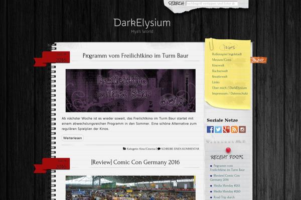 Anarcho Notepad theme site design template sample