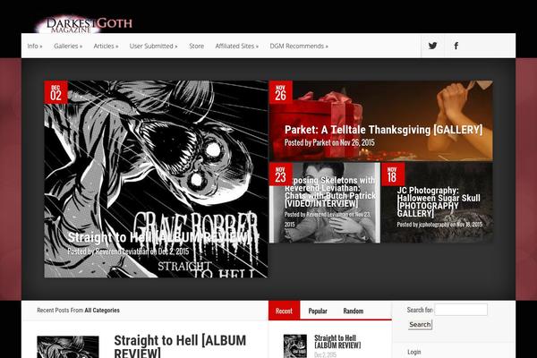 Nexus theme site design template sample