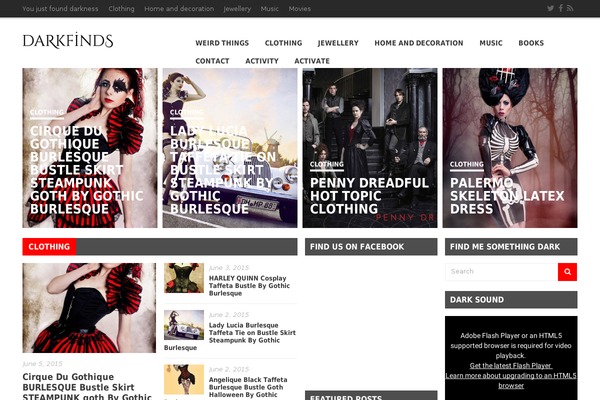 Solaris theme site design template sample