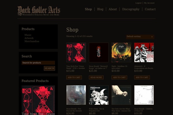 darkhollerarts.com site used ResponsivePro