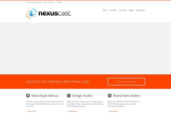 Quadro theme site design template sample