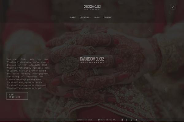 Kinetika theme site design template sample