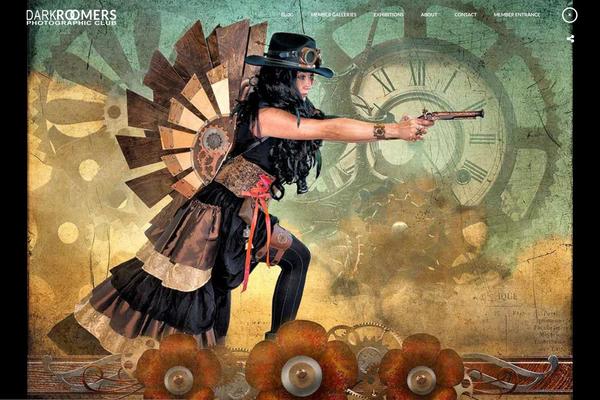 Darkroom theme site design template sample