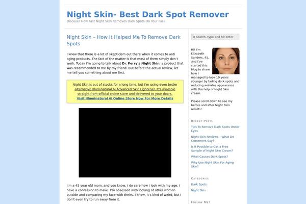 Thesis 1.8.5 theme site design template sample