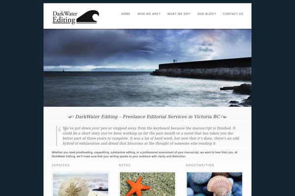 Dandelion theme site design template sample