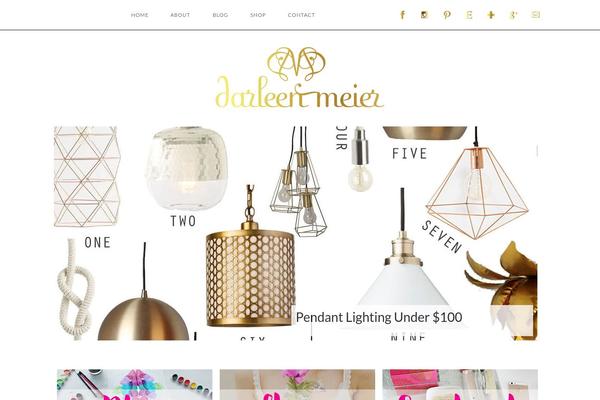 darlingdarleen.com site used Uptown-theme