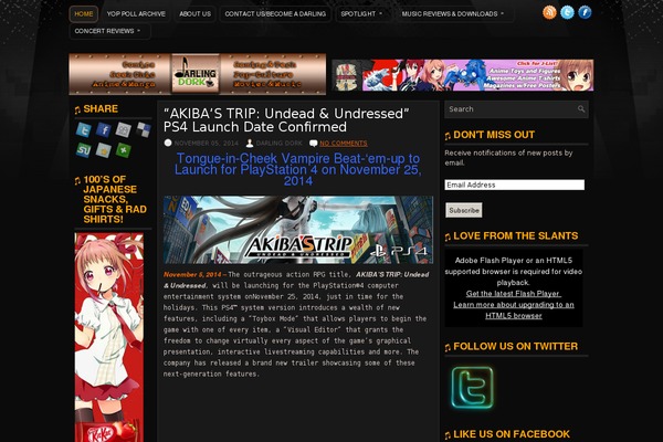 Musiclife theme site design template sample