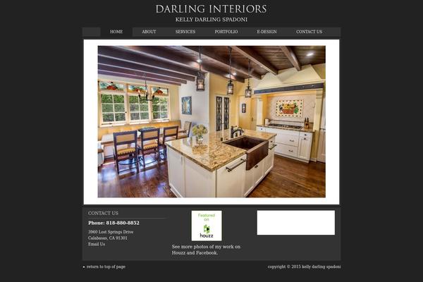 Landscape theme site design template sample