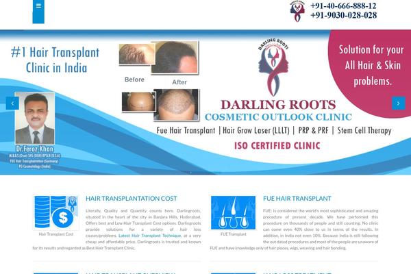 Clinico theme site design template sample