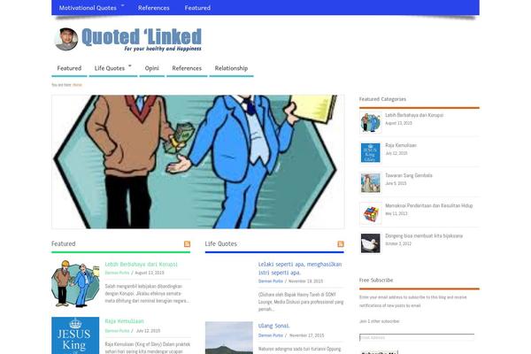 MesoColumn theme site design template sample