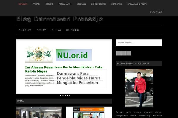 Magazine Pro theme site design template sample