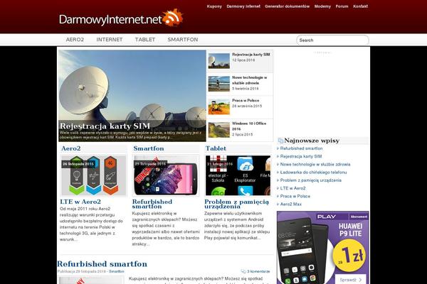 Gazpomag theme site design template sample