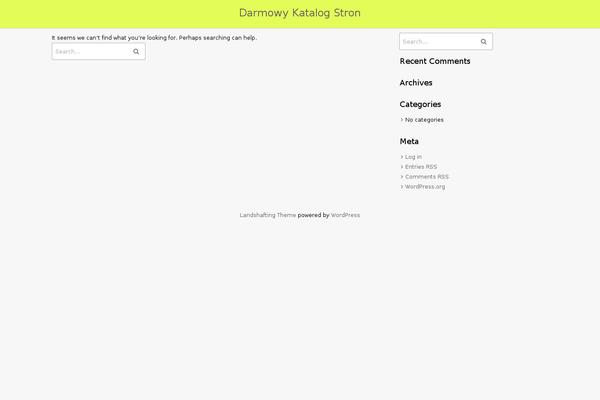 darmowykatalogstron.com site used Landshafting