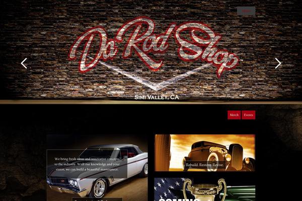 Forked theme site design template sample