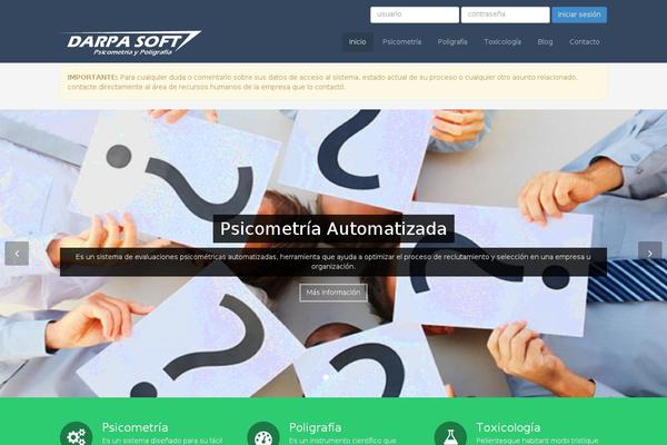 Flat Theme theme site design template sample