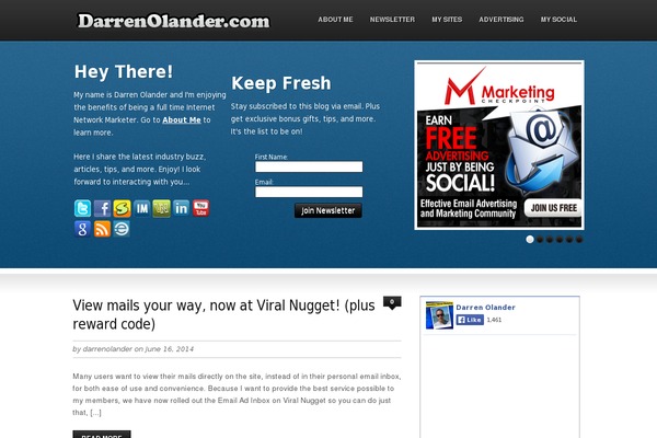 ResponsiveBlogily theme site design template sample