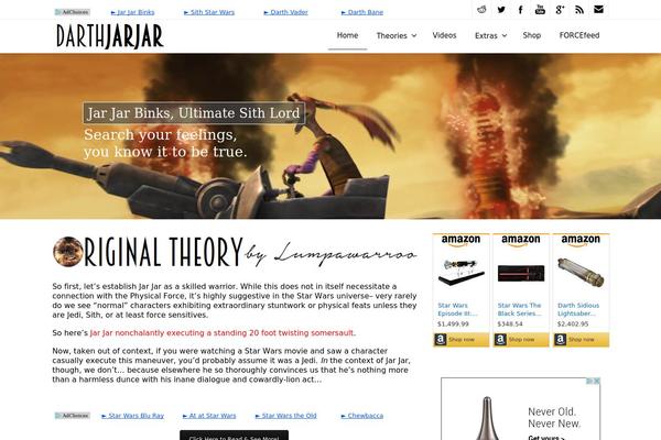 Envision theme site design template sample