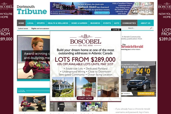 dartmouthtribune.ca site used All News