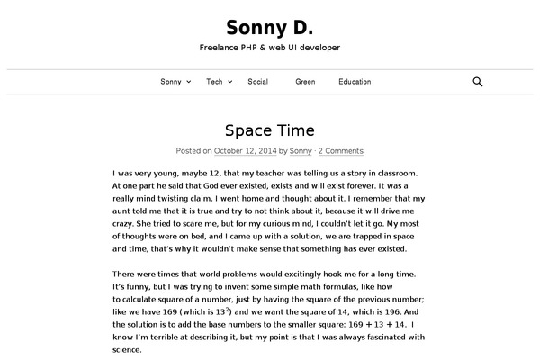 Graphy theme site design template sample