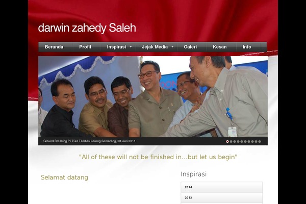darwinsaleh.com site used Creation