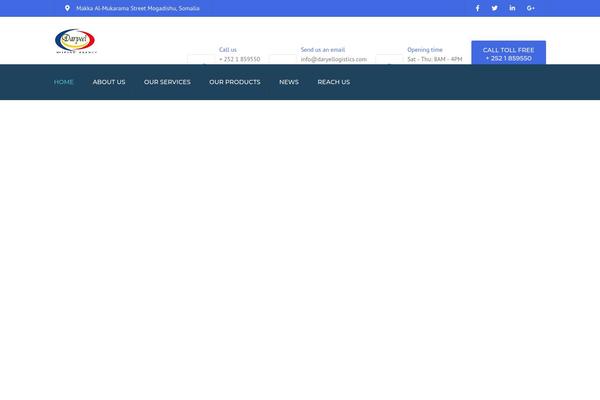 Transport theme site design template sample