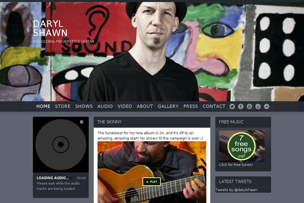 Soundcheck theme site design template sample