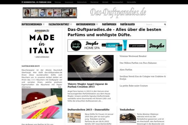TrueNews theme site design template sample