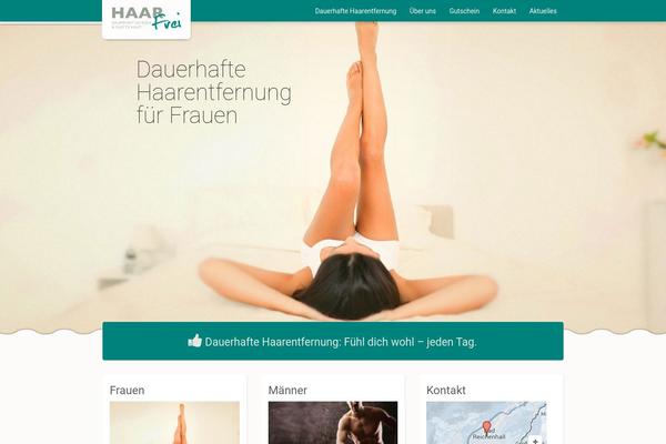 Beautypress theme site design template sample