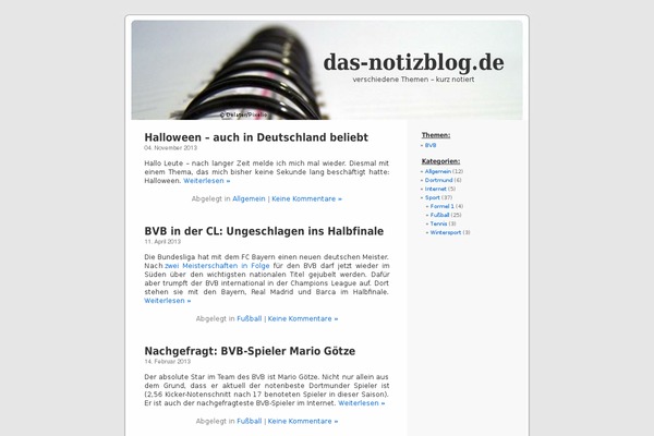 Default theme site design template sample