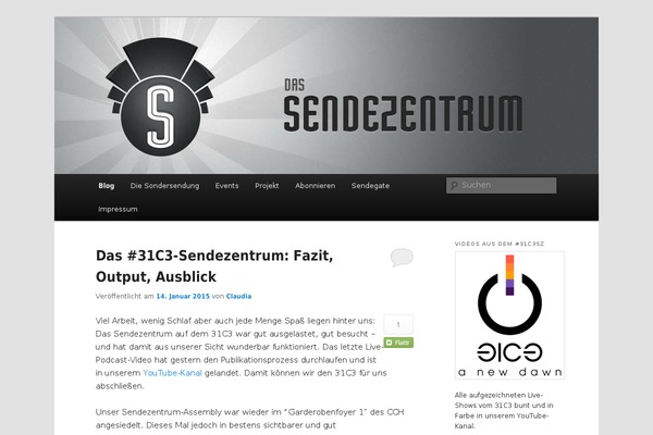 Site using Podlove Podcast Publisher plugin