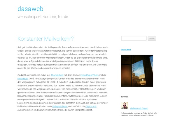 Site using Twitget plugin