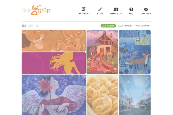 Daisho theme site design template sample