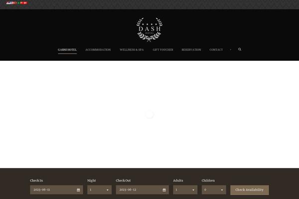 Site using Gdlr-hotel plugin