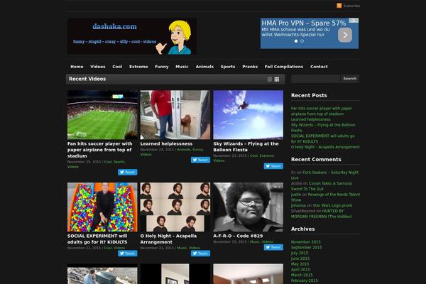 Videozoom theme site design template sample