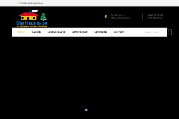 Tanj theme site design template sample