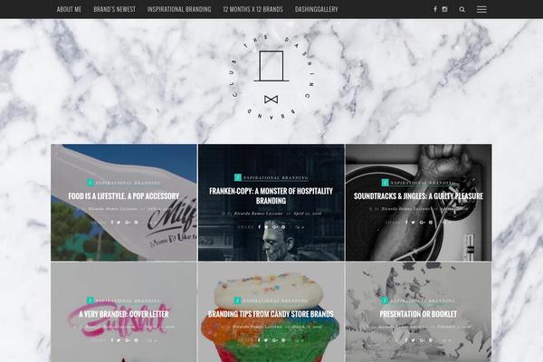 Serene theme site design template sample